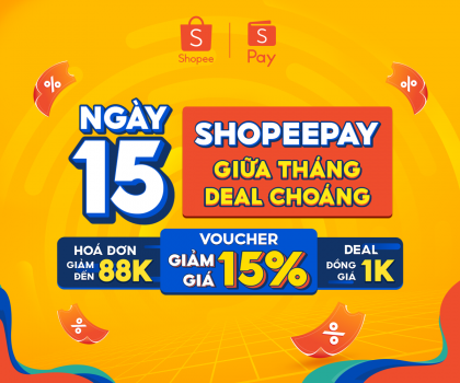 shopee 15.8 sale đồng giá
