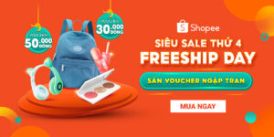 shopee 28.3 siêu sale